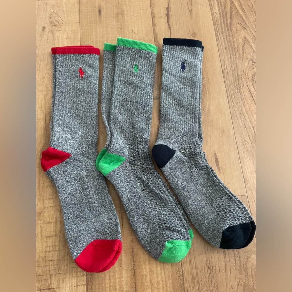 Men’s Ralph Lauren polo socks 3 pair